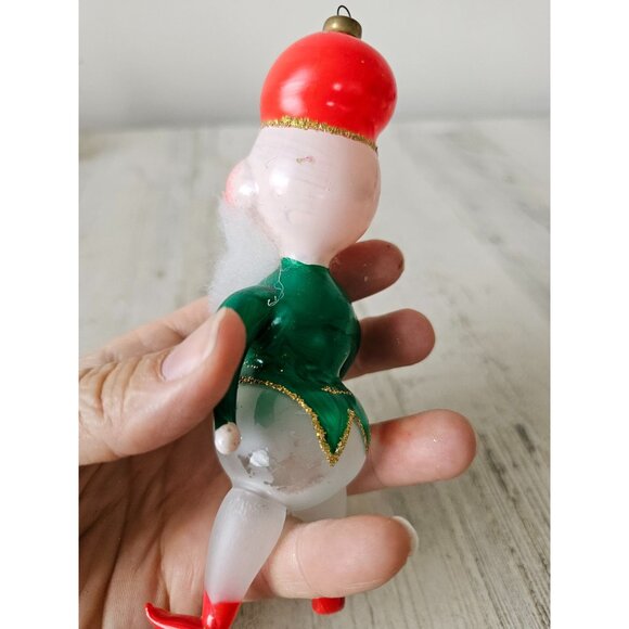 carlini ? Dwarf elf Italian glass ornament AS IS Xmas tree - Picture 6 of 13